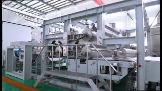 Spunlace production line china [upl. by Koser]