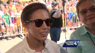 Meghan Klingenberg cant wait to yinz it up with USWNT [upl. by Laicram]