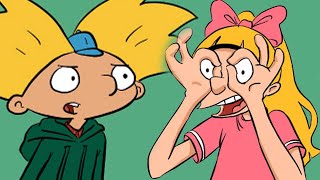 Hiding Arnold p2  Helga x Arnold Comic Dub [upl. by Atnwahsal636]