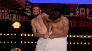 Supertalent 2014 Yohann und Raphael mit dem Handtuchtanz [upl. by Friedman636]