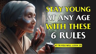 6 Rules to STOP Aging  At 70 You Will Look 25  Buddhist Story [upl. by Veno]