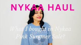 தமிழில்  Nykaa Haul  What I bought in Nykaa Pink Summer Sale [upl. by Yrokcaz472]