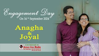 Engagement Day  Anagha amp Joyal [upl. by Apeed989]