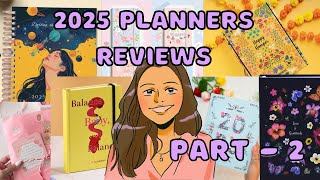 2025 Planner Reviews Part  2  Indian Planner Brands Walkthrough  Ft Aesthetic Planners  2025 [upl. by Rycca]