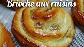 Brioche aux raisins maison [upl. by Lezlie]