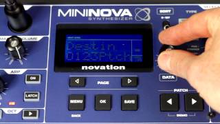 Novation  MiniNova synth tutorial Making Animations [upl. by Kcirde375]