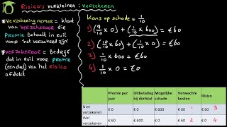 Risicos verkleinen verzekeren  economie uitleg [upl. by Tamah]