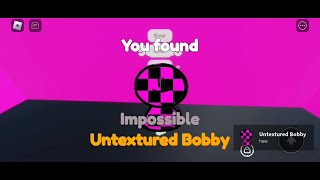 How to find Untextured Bobby in Find the Bobbys  Roblox [upl. by Ahseia]