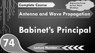 Babinets Principle in Antenna and Wave Propagation by Engineering Funda [upl. by Lyndes283]