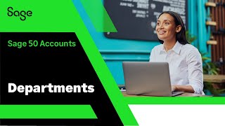 Sage 50 Accounts UK  Departments [upl. by Stoneman]