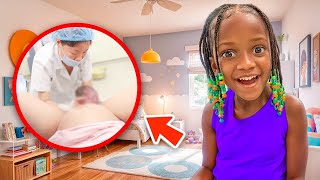 5Yr Olds SHOCKING Reaction to Birth Video [upl. by Kaazi]