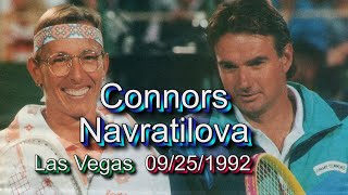 Connors vs Navratilova 09251992 Las Vegas Battle of the sexes [upl. by Nabroc]