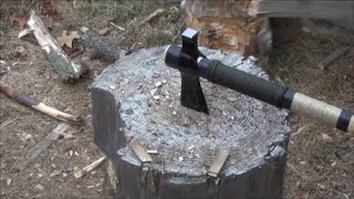 Cold Steel Trail Hawk Review 21 Fast n Light Tomahawk [upl. by Trautman]