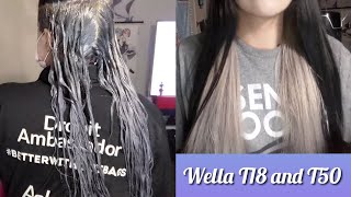 Wella T18 and T50 Toner [upl. by Ahselrac208]