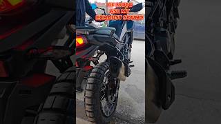 Exhaust sound CF MOTO 450MT  😱 exhaust exhaustsound cfmoto adventure adventurebike [upl. by Alleahcim]