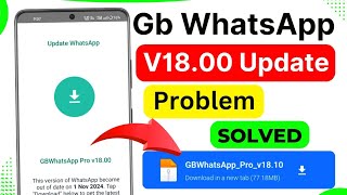 How To Update Gb WhatsApp v1810  Gb WhatsApp Latest v1810 Update  Gb WhatsApp Update [upl. by Ginelle]