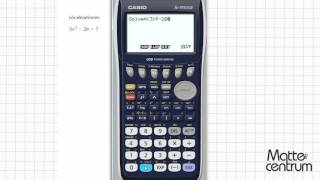 Enkel andragradsekvation  Grafräknare II  Matematik 2 [upl. by Kathe132]