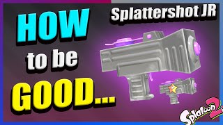 How To Get Good Using The Splattershot Jr  Handcam  Splatoon 2 [upl. by Moureaux]