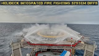 Helideck integrated fire fighting system DIFFS [upl. by Anined]