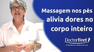 Reflexologia nos pés  Relaxa e alivia dores no corpo inteiro [upl. by Markland207]