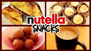 10 BEST USES OF NUTELLA 🍪🍩🍞☕️ [upl. by Assiron]