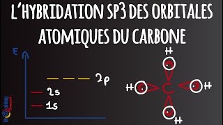 Comprendre en 10min lhybridation de type sp3 des orbitales atomiques du carbone [upl. by Eulaliah780]