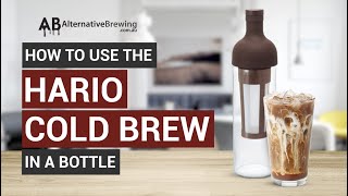 How to Use the Hario Cold Brew in a Bottle [upl. by Close]