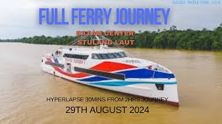 Full ferry journey Batam Center to Stulang Laut Hyperlapse [upl. by Ruggiero]