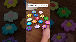 DIY Flower Clay Art for Cloud Shaped Mirror🍭🦚 [upl. by Zendah]