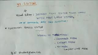 Lec 15 vi editor in details  Linux tutorial [upl. by Alemap]