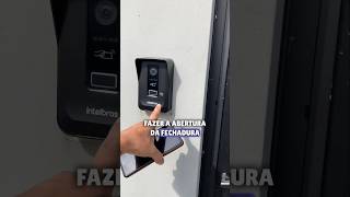 Como abrir fechadura com TAG de celular utilizando o vídeo porteiro wifi ALLo WT7 da intelbras [upl. by Aloysius]