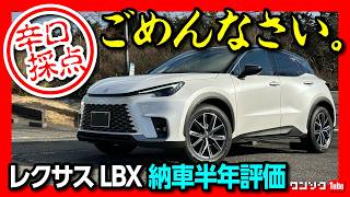 【ごめんなさい…】レクサスLBX納車半年、愛ゆえの辛口採点 忖度なしで正直評価 内装･走り･燃費･収納など5項目評価  LEXUS LBX Cool 2024 [upl. by Gottlieb668]