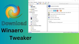 How to Download and Install Winaero Tweaker  Windows Customization Tool  2024 [upl. by Tellford]