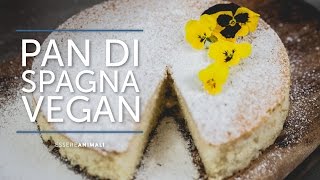 Pan di spagna vegano  la ricetta di Stefano Broccoli [upl. by Poyssick906]