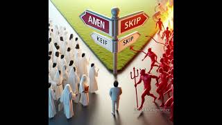 Jesus Vs Satan  Amen amp Skip P179 jesuschrist JesusChrist God catholicsaint [upl. by Maurilia]