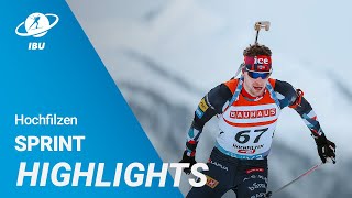 World Cup 2324 Hochfilzen Men Sprint Highlights [upl. by Inaleon600]