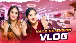 অন্তরা আর রিতু পার্লারে কী করলো । Nails Extensions Vlog  Nusrat Jahan Ontora  Ritu Hossain [upl. by Yesnel]