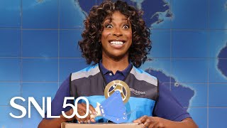 Weekend Update Monica a Happy Amazon Employee on Prime Day  SNL [upl. by Sidwohl]