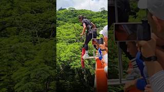 Te atreverias hacer esto Puenting Tonacatepeque El Salvador travel viajandoconelsalvador4k Via [upl. by Ellerahs884]