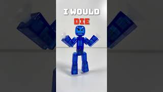 Im BLUE if I was Green I would  stopmotion stikbot shorts [upl. by Emlynn]