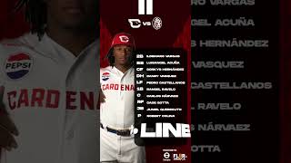 LIneUP Vs Leones del Caracas [upl. by Nayhr516]