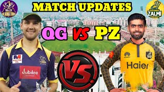 PZ VS QG PSL MATCH 2 FULL UPDATEScricket psl PESHAWARZALMIQUETTAG [upl. by Tressa620]