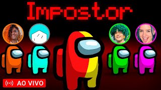 🔴 Qual Youtuber Vai Ser o IMPOSTOR  AO VIVO [upl. by Duleba]