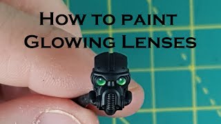 Painttech 26  Glowing Lenses  Warhammer 40k Eyes [upl. by Iveson]