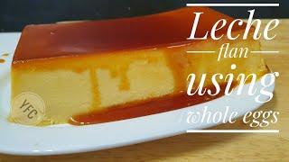 1 Minute Leche Flan  No steam  Easy Leche Flan Using Whole Eggs  Leche Flan  Creme Caramel [upl. by Irena239]