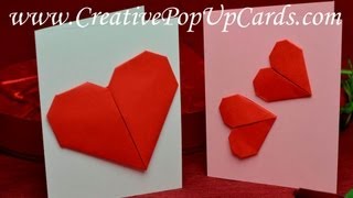 Easy and Fast Origami Heart [upl. by Leumel]