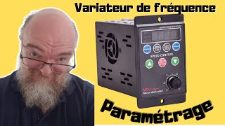 Variateur de fréquence Le paramétrage [upl. by Anaiviv]