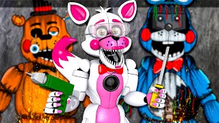 Reparing Toy Freddy And Toy Bonnie REACT With Funtime Foxy [upl. by Ossy]