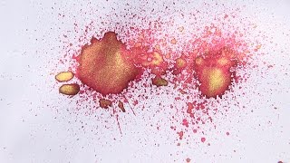 Ink Test  Diamine Pink Glitz [upl. by Fleeman]