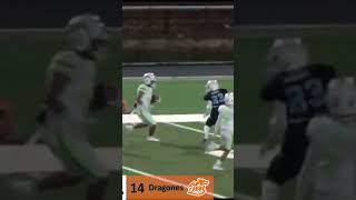 pass td dragones football ipn highschoolfootball sports juvenil [upl. by Leiad798]